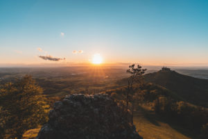 Zellerhorn, Zellerhornwiese, Hohenzollern Castle, sunset, Bisingen, Swabian Jura, Baden-Württemberg, Germany, Europe Zellerhorn, Zellerhornwiese, Hohenzollern Castle, sunset, Bisingen, Swabian Jura, Baden-Württemberg, Germany, Europe